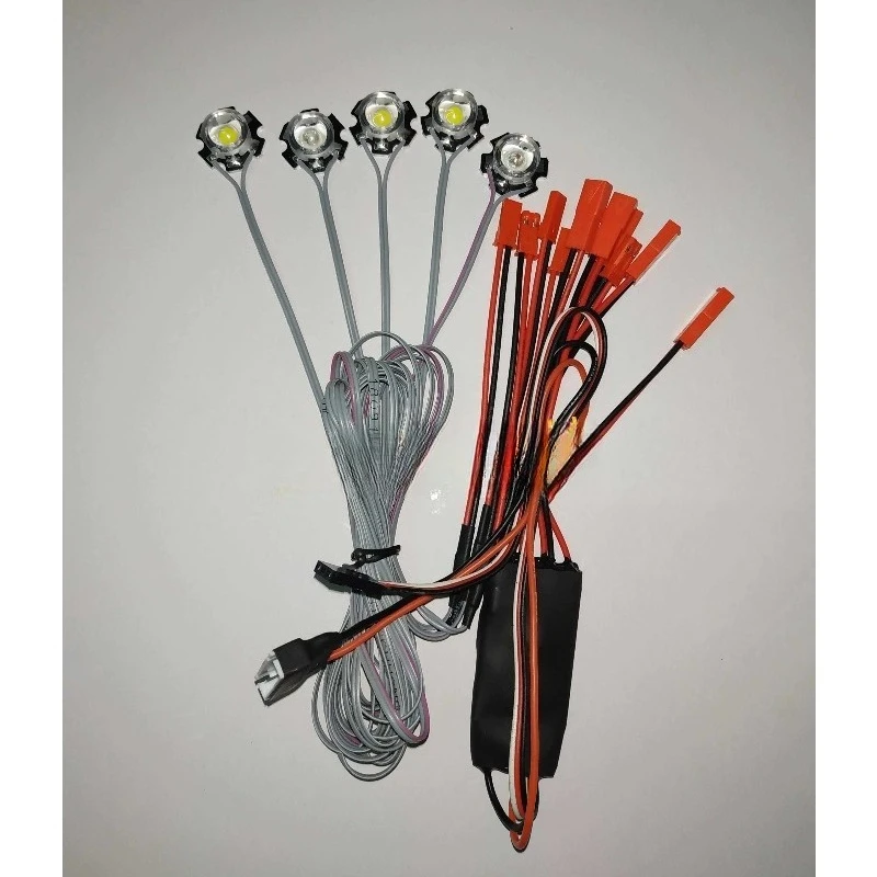 Model aircraft LED flash light LED night flight light, directional light with model aircraft remote control