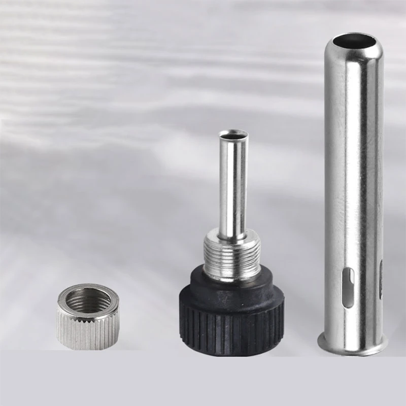 Manga de soldadura de hierro manga de mango de soldadura/tubo de acero/tornillo para entusiastas de la electrónica profesionales