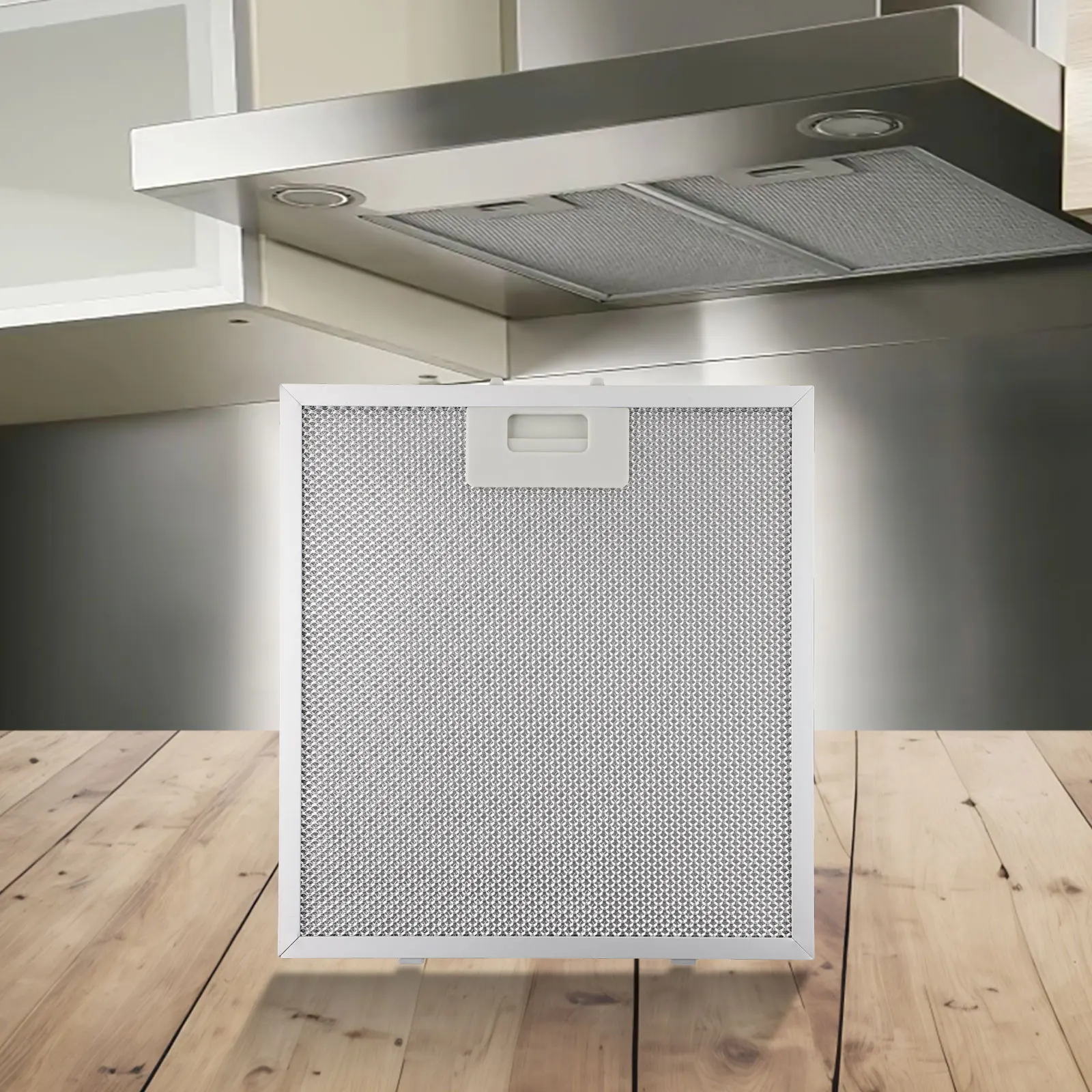 296x276x9mm Metal Mesh Extractor Long-lasting Easy Installation Effective Filtration High-quality Material For Home Use