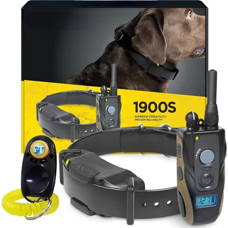 

3/4 Mile Range Rechargeable E-Collar with Adjustable Levels for Dogs,free shipping