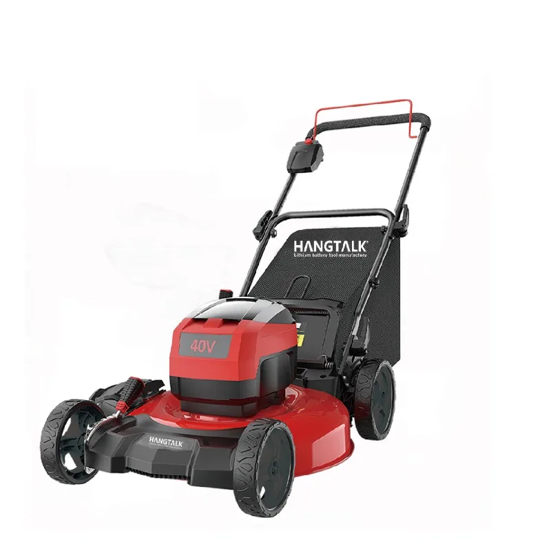 Lithium battery lawn mower, charging power hand-push self-propelled lawn mower, orchard lawn mower