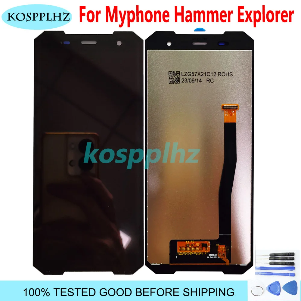ЖК-дисплей в сборе для Myphone Hammer Explorer, запасные части + инструменты, сенсорный экран, дигитайзер, 100% протестированный ЖК-дисплей ЖК-дисплей в сборе для Myphone Hammer Explorer, запасные части + инструменты, сенсорный экран, дигитайзер, 100% протестированный ЖК-дисплей