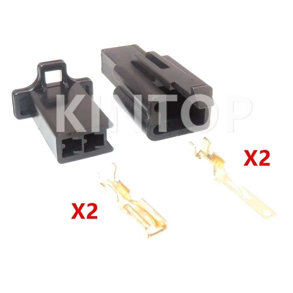1 Set 2 Pins Auto Unsealed Male Plugs Female Socket With Wire AC Assembly 6030-2981 6040-2111 Car ABS Sensor Cable Harness Plug - Detail 1