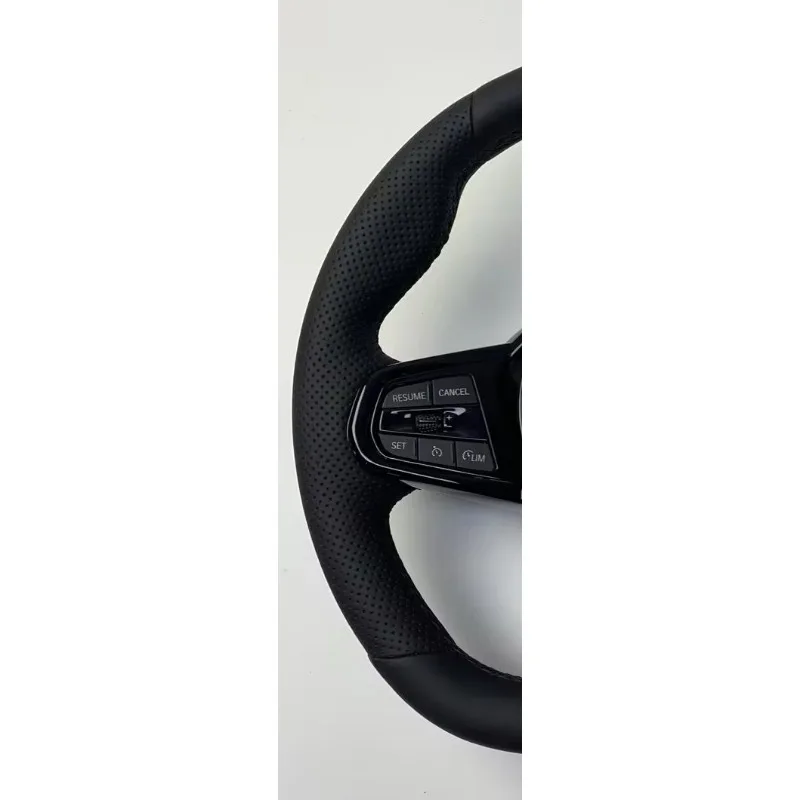 Custom M Sport Leather Car Steering Wheel With ACC Multifunction Buttons Perforated Leather for Series