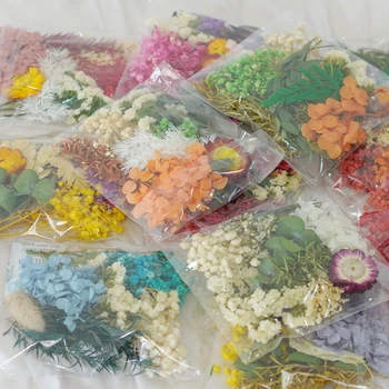 천연 진짜 말린 꽃 양초 몰드, 에폭시 송진, DIY 만들기, 장식, 가정 장식품 공예 