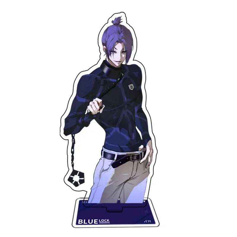 Fashion Anime Blue Lock Acrylic Stand Model Plate Chigiri Hyouma Isagi Yoichi Bachira Meguru Football Player Standee Board 15cm