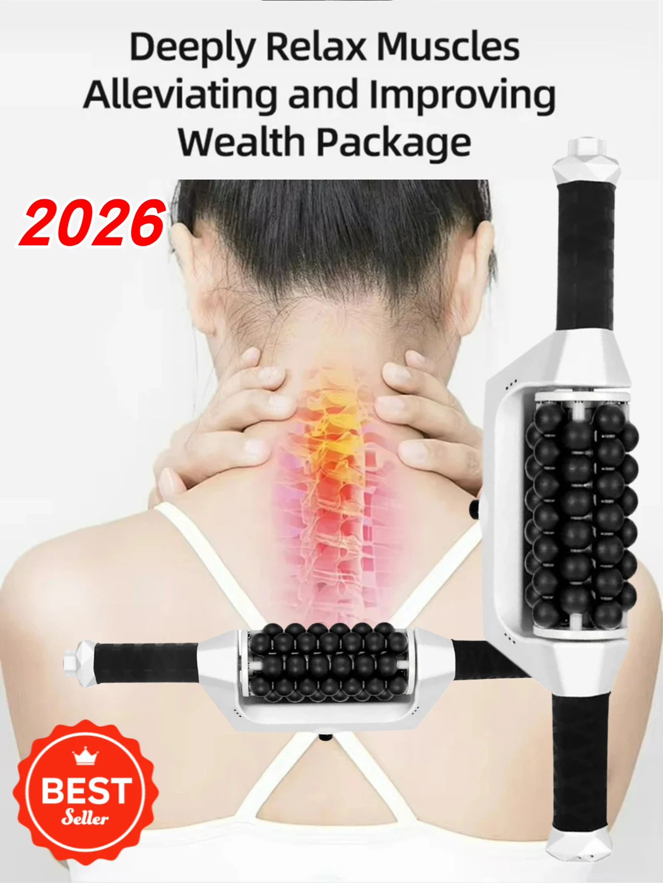 

2026 NEW 70W High Power Electric Massage Roller Rechargeable Body Contouring Machine for Muscle Relaxation and Slimming