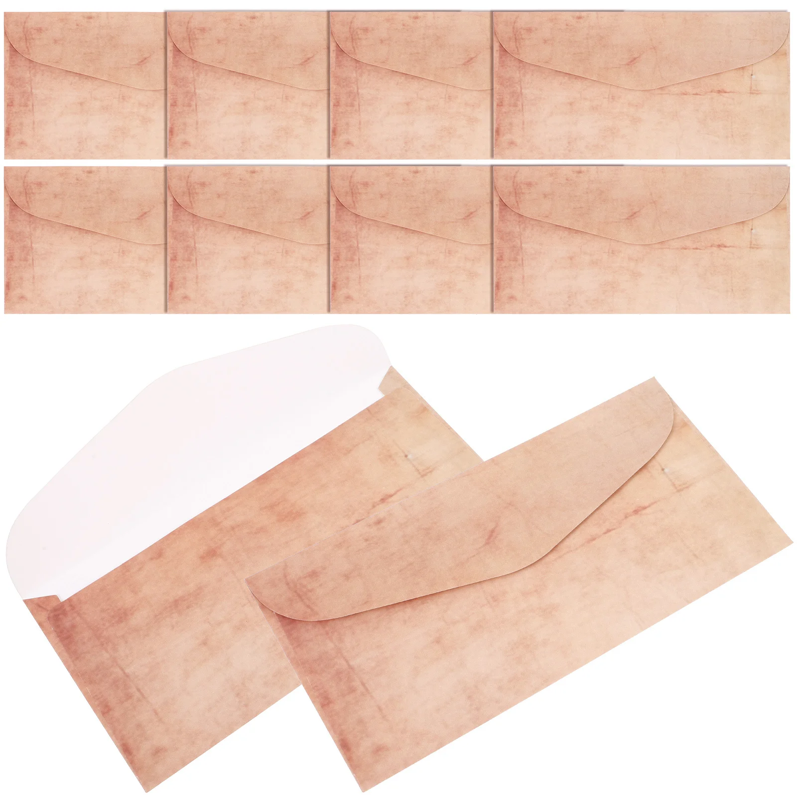 10Pcs Vintage Small Paper Envelopes Set for Invitation Greeting Card Letter Holder Festival Stationery