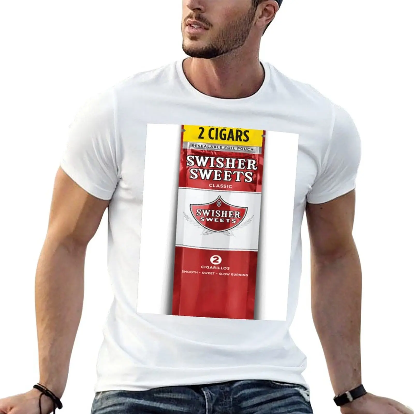 Camiseta Swisher Sweets para hombre, camiseta de verano, camisetas personalizadas g man para hombre, camiseta