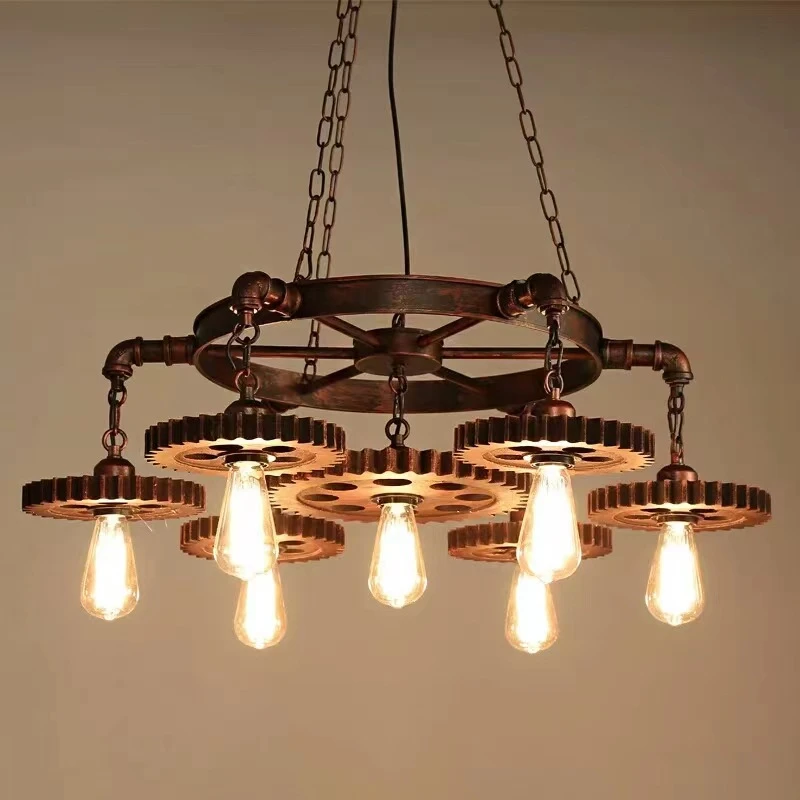 

Retro Minimalist LED Chandelier for Dining Room Kitchen Food Table Bar Designers Pendant Light Home Decor Light Fixture