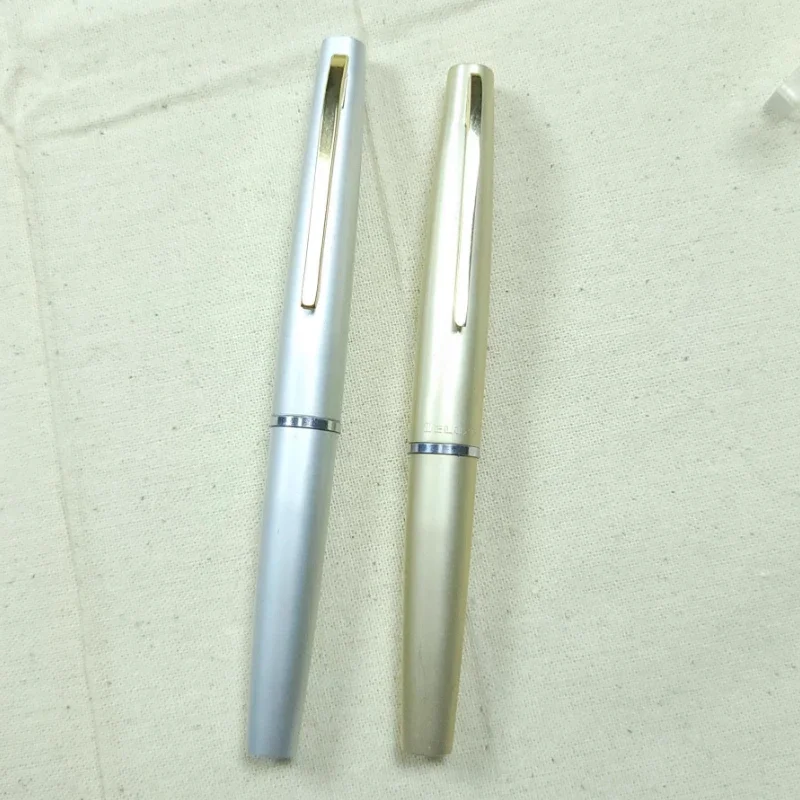 

Japanese Short Steel Fountain Pen F 0.5mm Nib 1960s SWAN OEM GE Label Portable Classic Office Supplies Luxury Travel Stationery