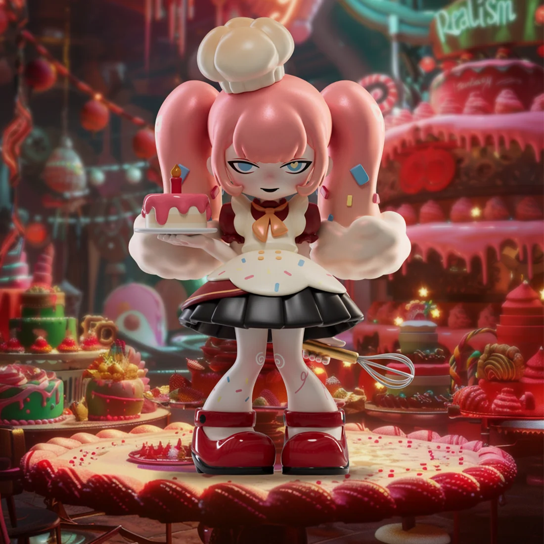 

My Own Culture Yandere Girl Darkness Parasitism ID Colorful Sci-Fi Dolls Series Blind Box Desktop ornaments life partner Gift