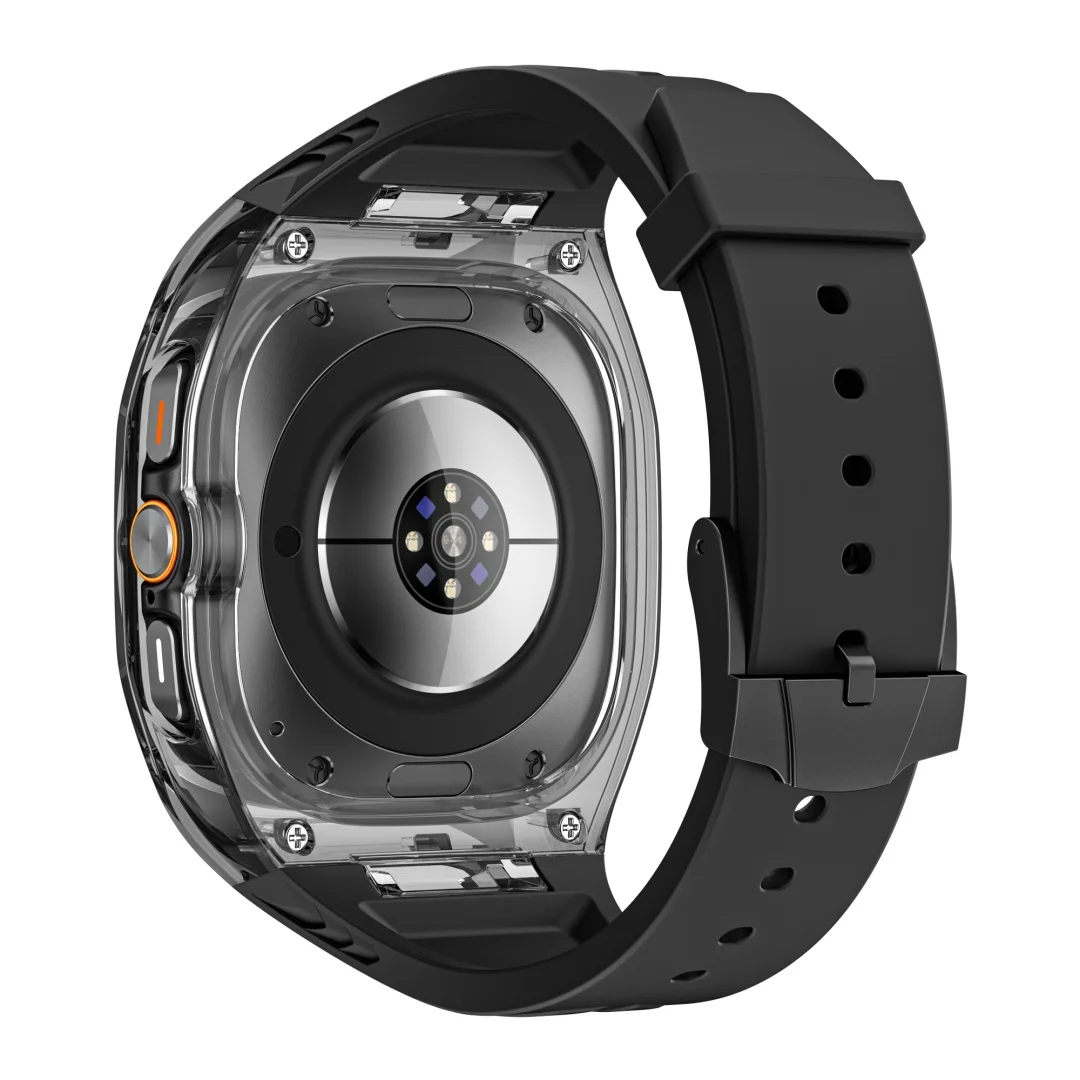Modification Kit For Samsung Galaxy Watch Ultra Sport Strap+Case Bracelet Band For Galaxy Watch Ultra 47mm Transparent Mod Kit