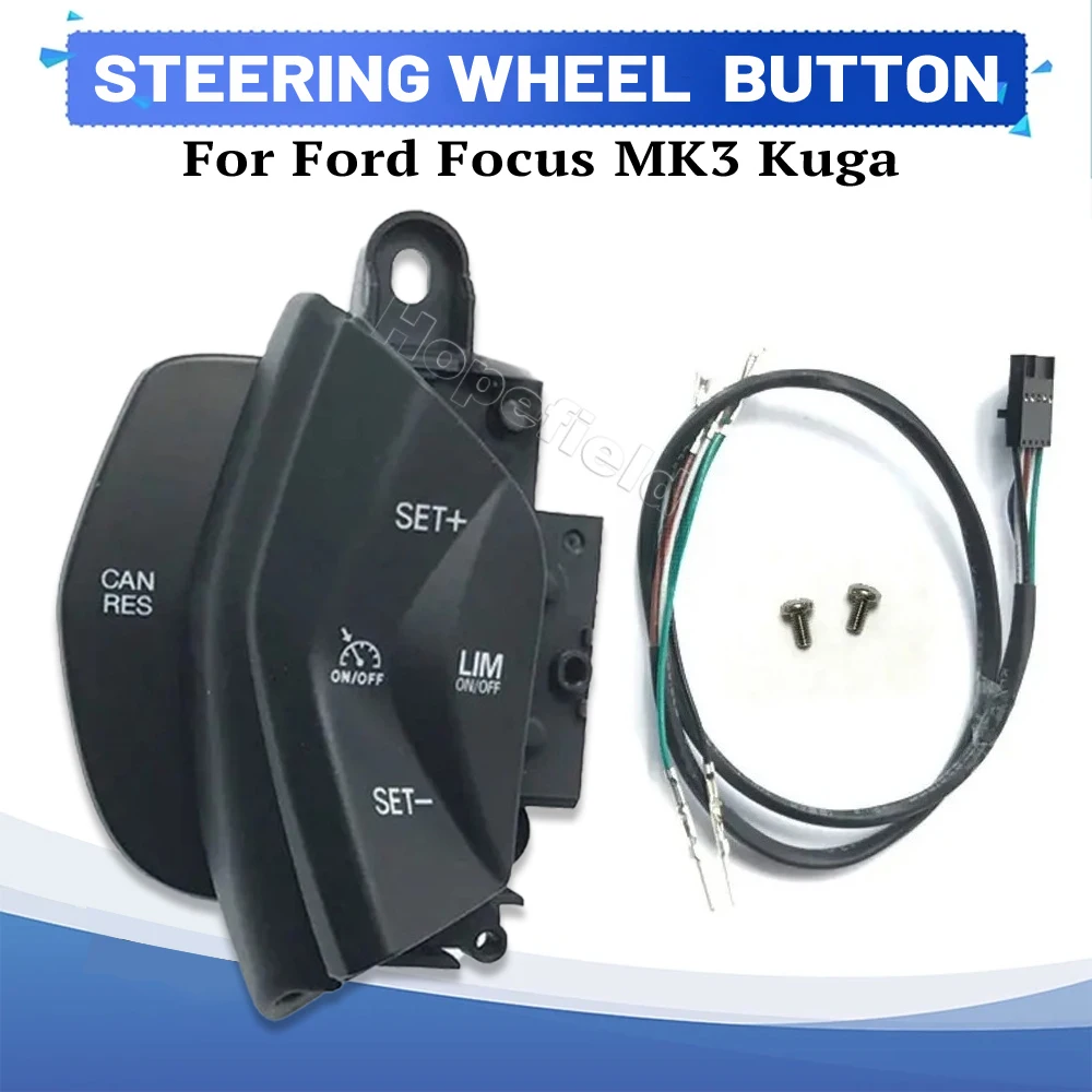 Multifunction Speed Limit Volume Audio Control Switch Steering Wheel Button For Ford Kuga 2012 2015 Focus MK3 2014 Accessories view 5
