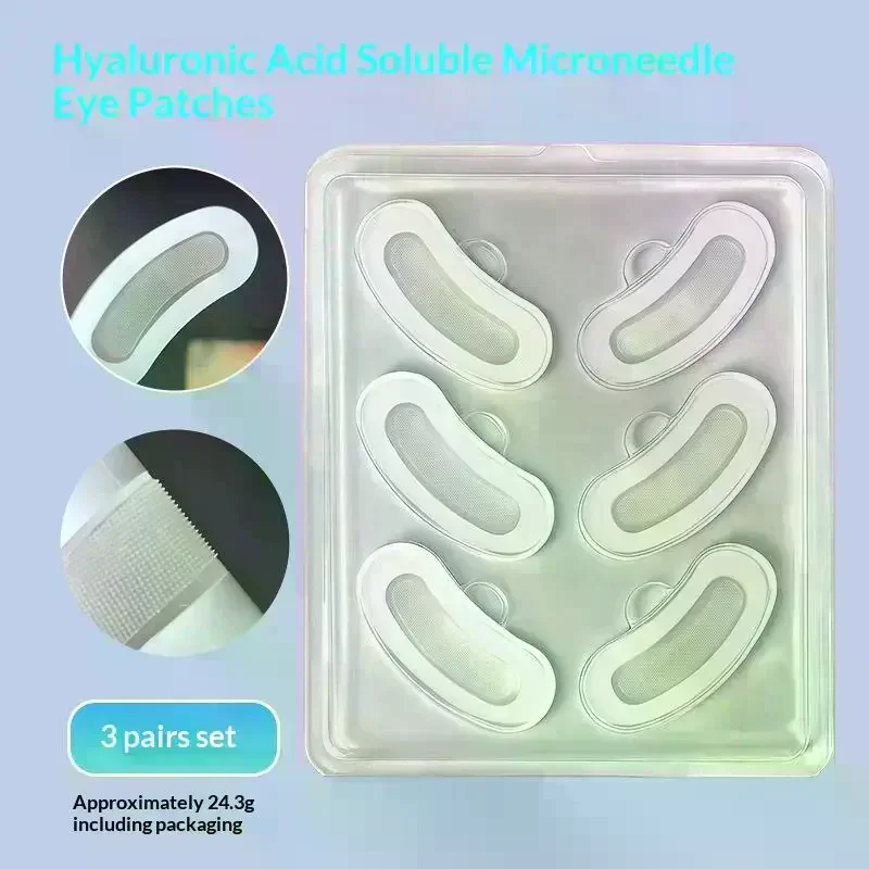 3 Pairs Soluble Hyaluronic Aci - Microneedle Patch Eye review and price