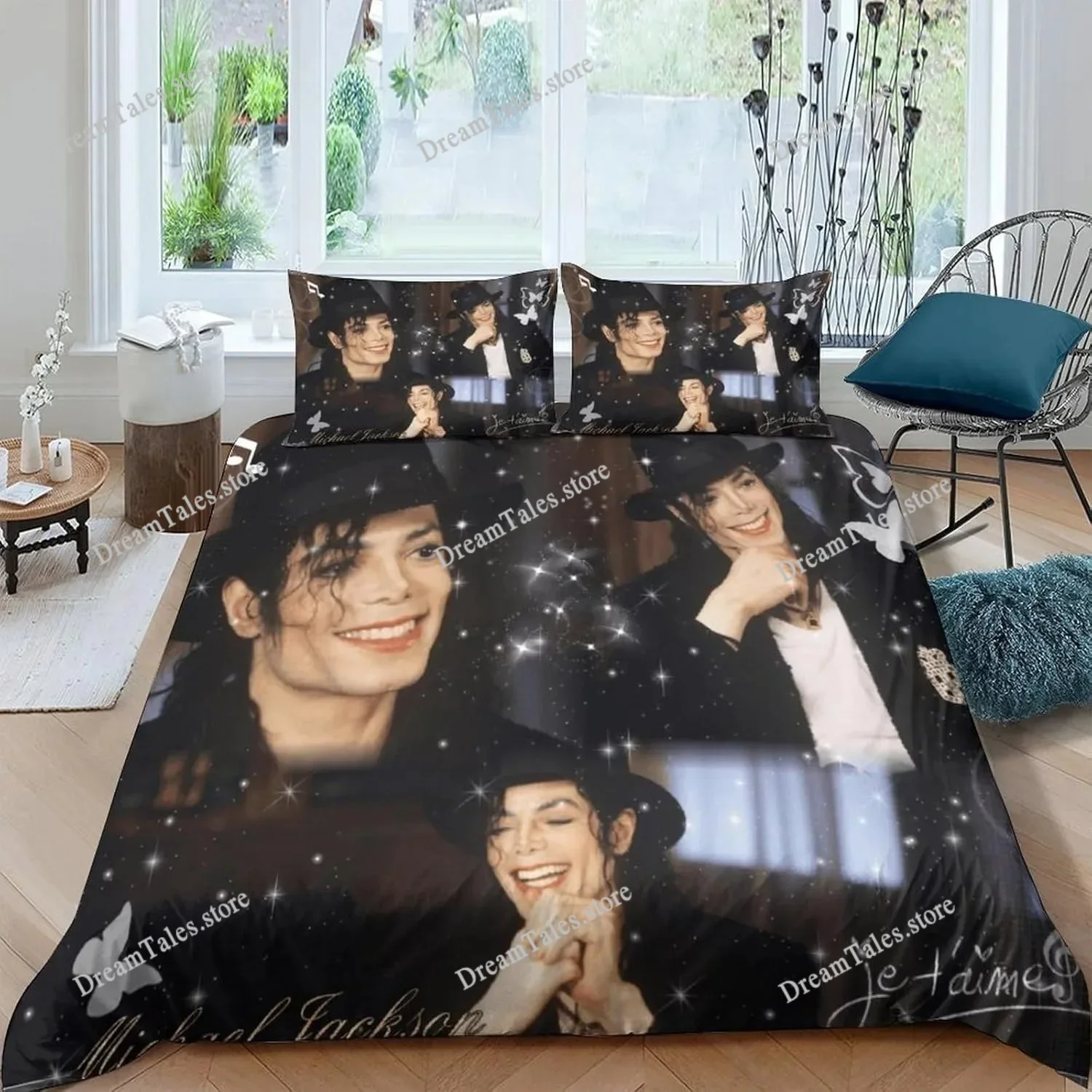

Duvet Cover Michael Jackson 3D Exquisite Digital Printing Bedding Set Comforter Bed Youth Home Decor Adult Boys Luxury Gift