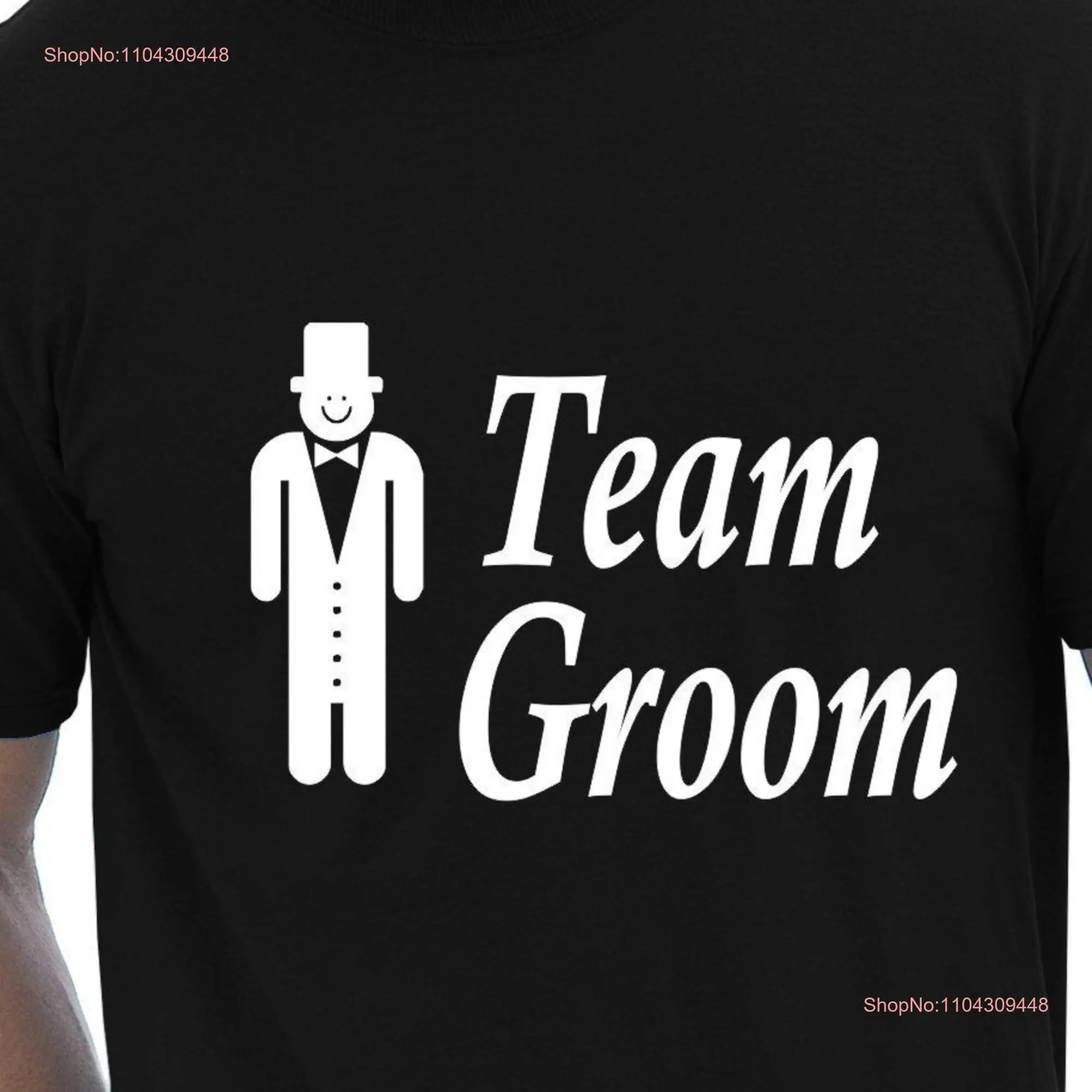 Print4u Team Groom Funny Mens Stag Night Do T Shirt long or short sleeves