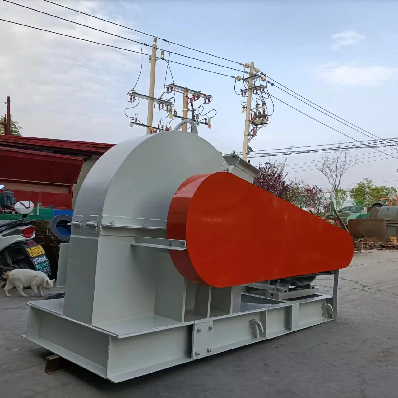 Forestry Machinery Wood Crusher Sawdust Powder Shredder Chipper Machine  Shredder Tree Branch Machine for Sale