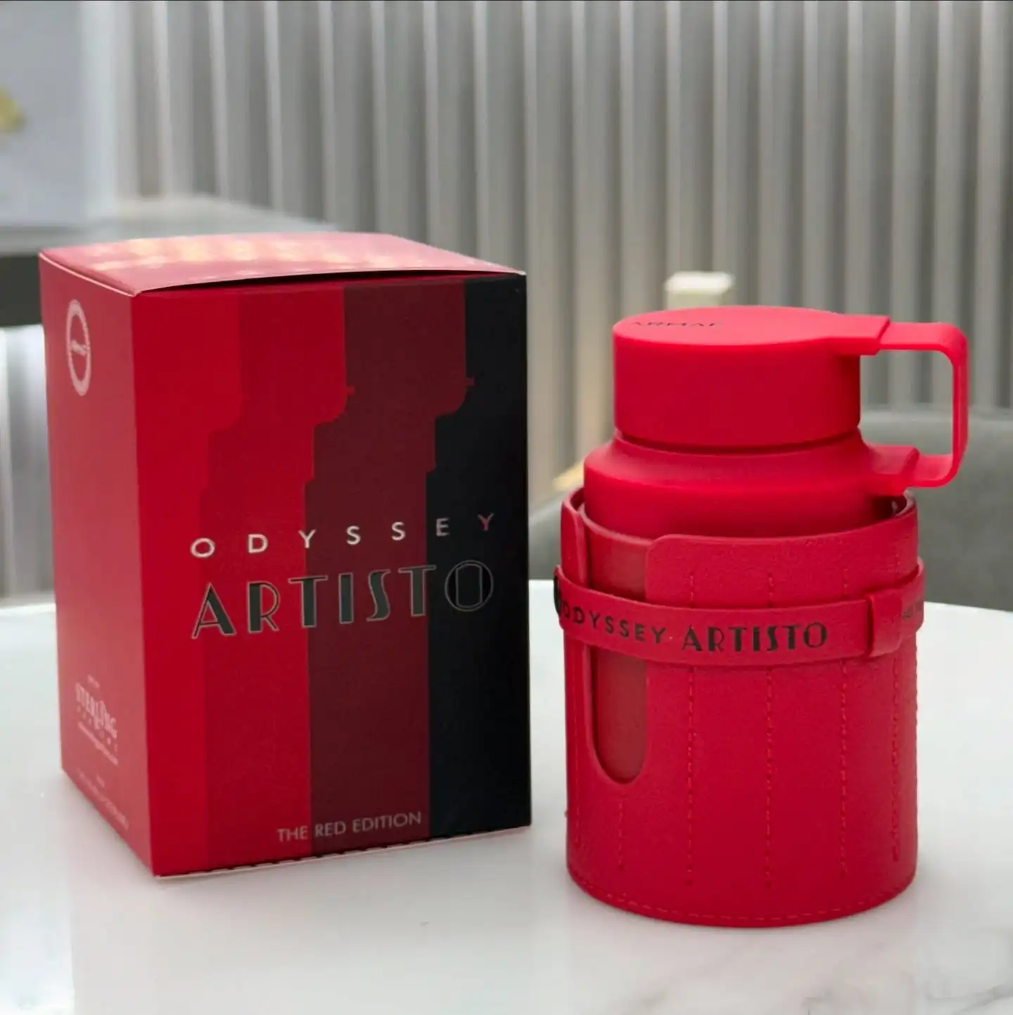 

Armaf Odyssey Artisto The Red Edition – Woody, Sweet, Tropical, Warm Spicy – Eau de Parfum Spray Long-Lasting Fragrance for Unisex, 3.40 Ounce / 100 ml