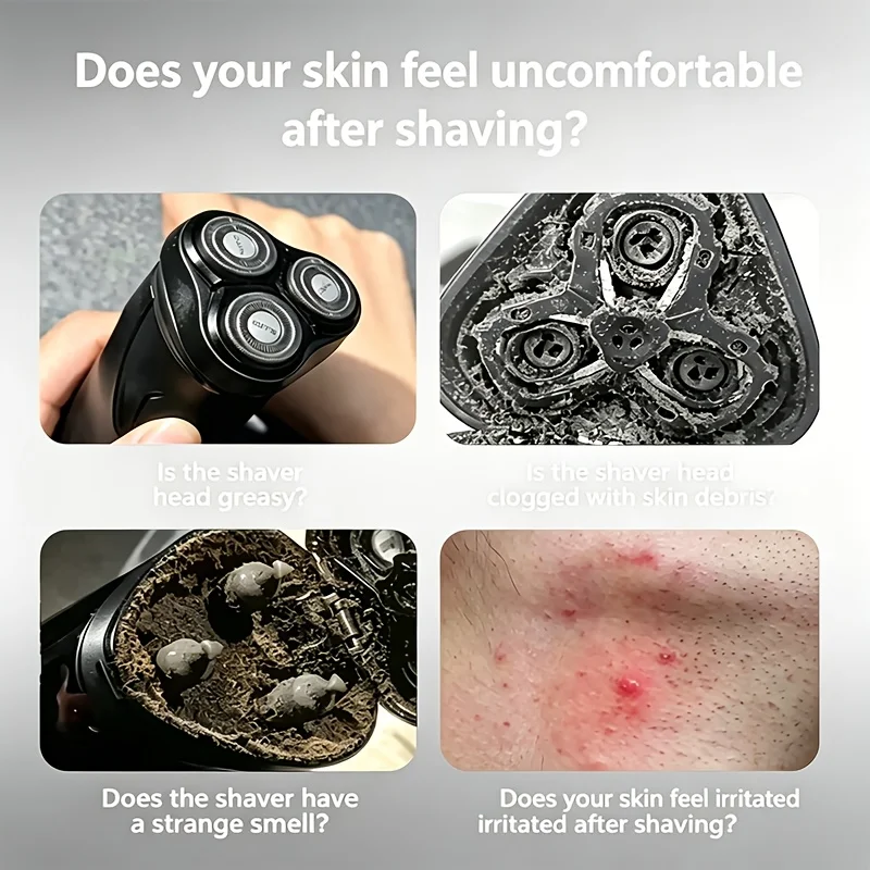 Electric Shaver Renew Care Spray 30ML Lubricating Cleaner For Rotary Razor Hair Clipper Trimmer Anti Rust Noise Reduction Oil view 5