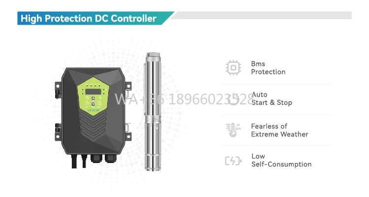 

Solar Water Pump With Full Solar Kit Solar Water Pump Special Offer 1500W 15.5M³/H Submissible