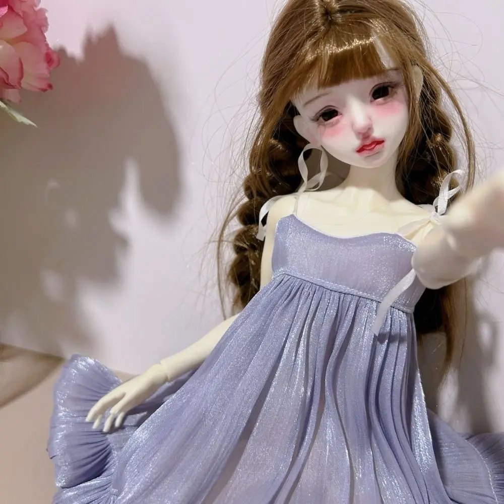 ชุดลำลองใหม่สำหรับตุ๊กตา ชุดเดรสหรูหราประดับมุก อุปกรณ์ DIY สำหรับตุ๊กตา เสื้อผ้าตุ๊กตาทำมือ 1/6 BJD ชุดเจ้าหญิงตุ๊กตาทนทาน