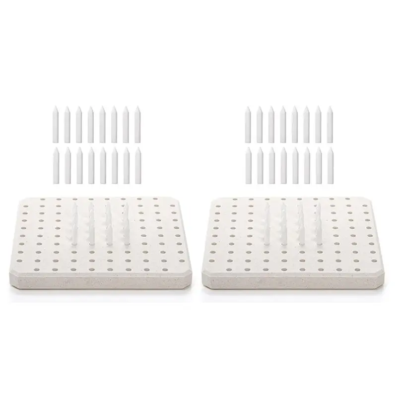 

Feb.2X Kiln Tilt Support Nail Pottery Firing Pad, Refractory Support Pad,High Temperature Resistant Kiln Burning Tool