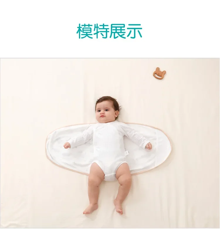0-6 Month Cotton Baby Swaddle Wrap Anti Startle Swaddling Blanket Muslin Baby Sleeping Blanket Wrap for New Born Thin Summer