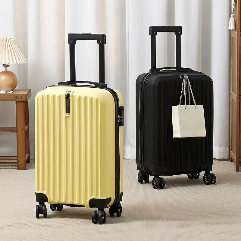耐久性のある20インチ機内持ち込みスーツケース、コンビネーションロック付き、大容量旅行バッグ、遠いところに住んでいる学生向け