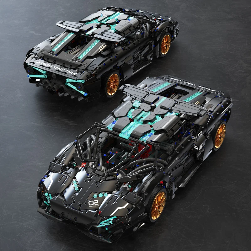 

3520pcs 1:8 High-tech Technical Sports Car Building Blocks Assembling MOC Racing Bricks Model Toys for Boys Birthday Gift Set