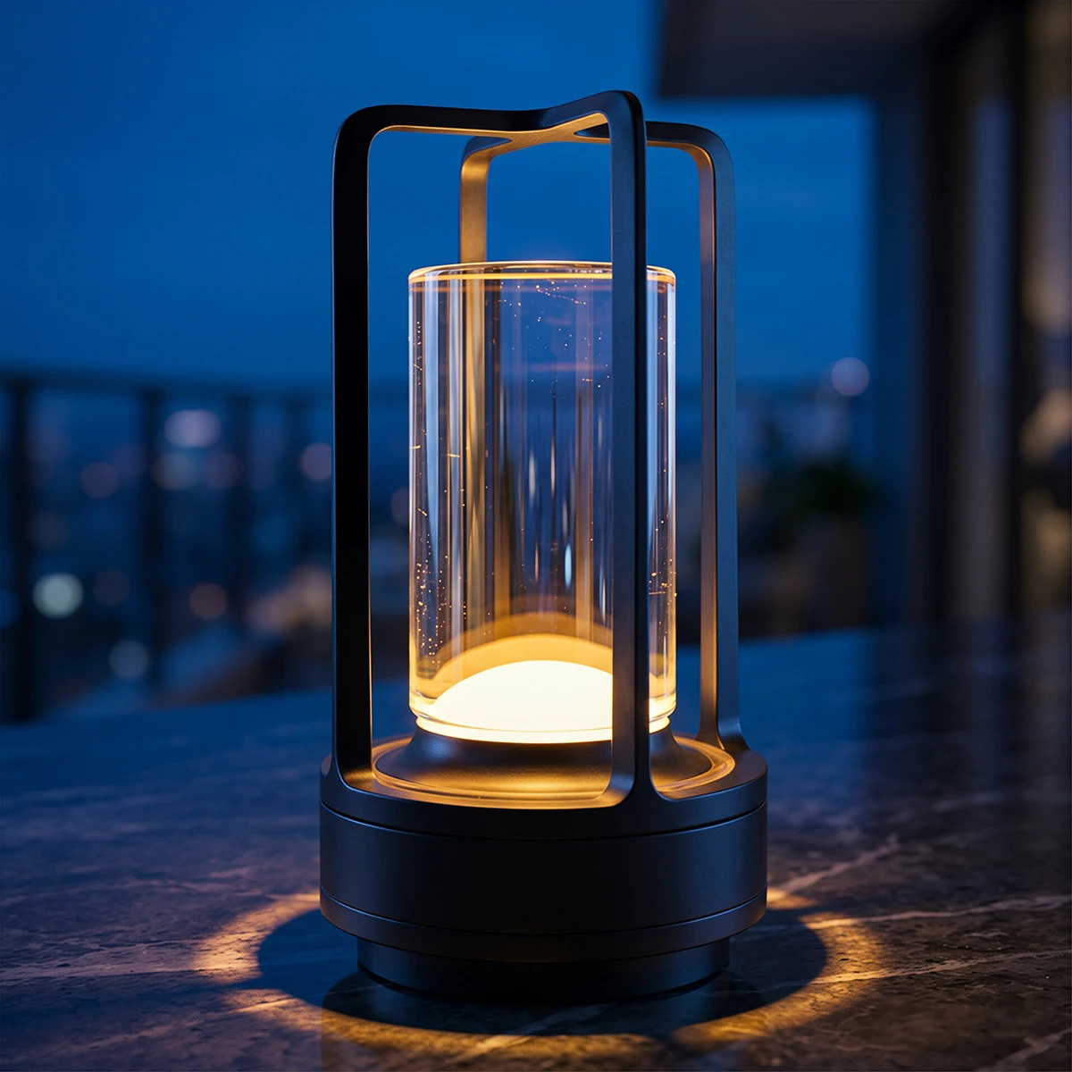 Schlafzimmer Nachttischlampe Plastik Wiederaufladbare LED-Leuchten Touch 3 Farben Dimmbare Nachtbeleuchtung Wohn- Esszimmer Heim Outdoor Deko
