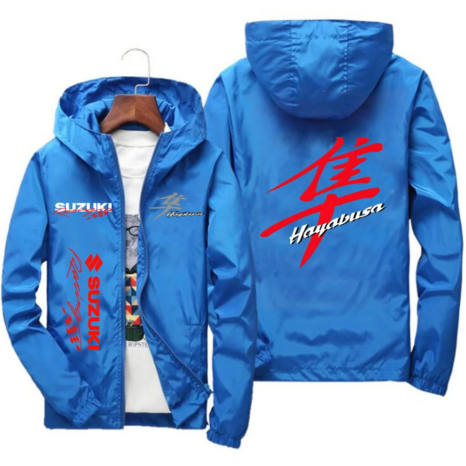 TEAM SUZUKIジャンバー New Suzuki Motorcycle Racing Spring and Autumn Zipper Jacket Men's