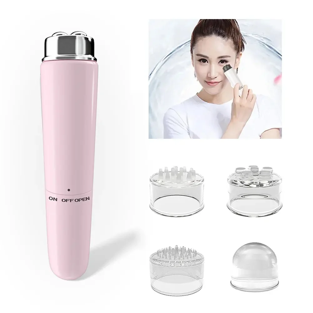 4 In 1 Electric Facial Massager Micro Vibration Eye Beauty Instrument For Relax Eye Dark Circles Eye Bags Wrinkles Puffiness