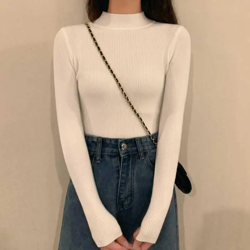 Autumn/Winter Korean Striped Sweater Soft Glutinous Outwear Loose Reduced Age Round Neck Knit Top