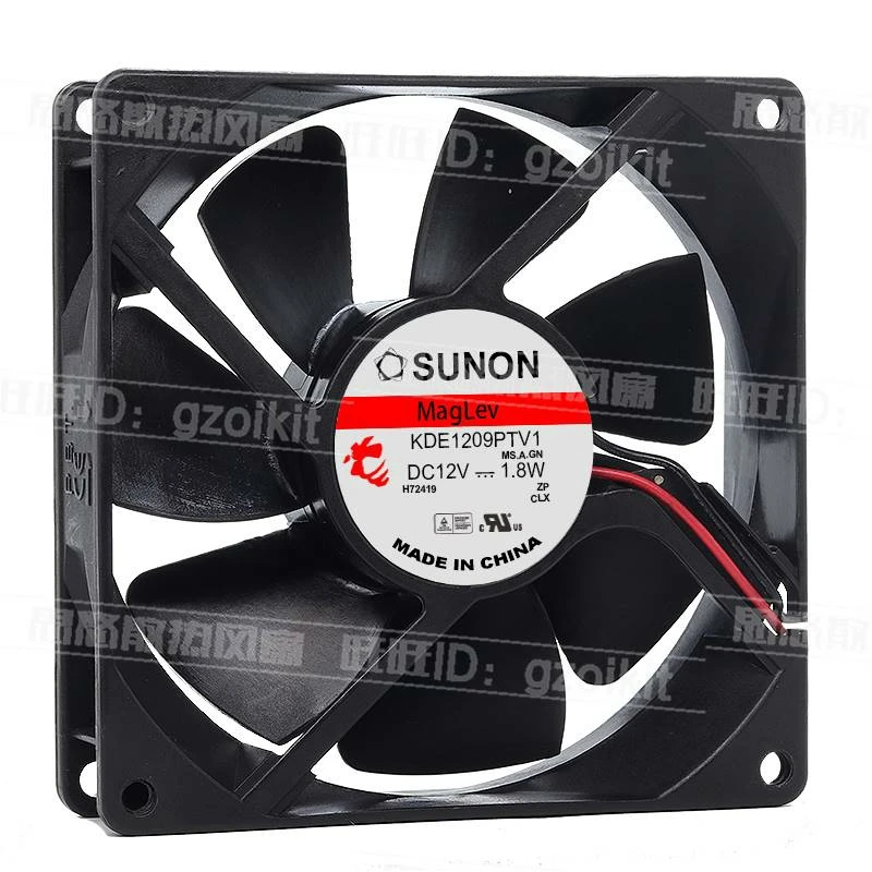 BARU ASLI KDE1209PTV1 12V 1.8W 9025 90x90x25mm KIPAS PENDINGIN RADIATOR