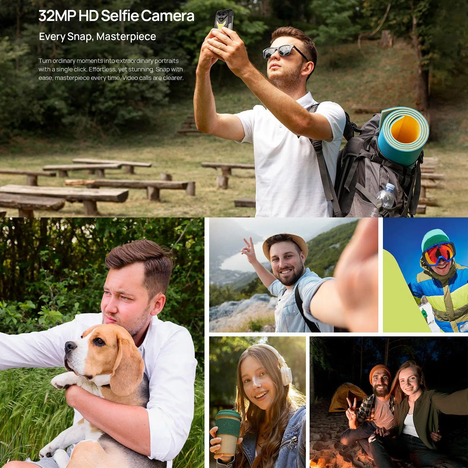 Ulefone Armor 34 Pro+ Rugged Smartphone 5G Projector 6.95" 120Hz 16GB+512GB 25500mAh 66W 64MP Night Vision Android 15 NFC