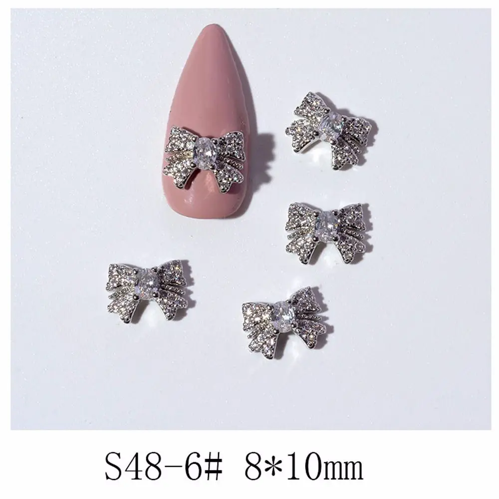Flash Diamond Pearl Glass Stone Crystal Butterfly Nail Jewelry Bow Nail Rhinestones DIY Nail Art Decorations Manicure Tools