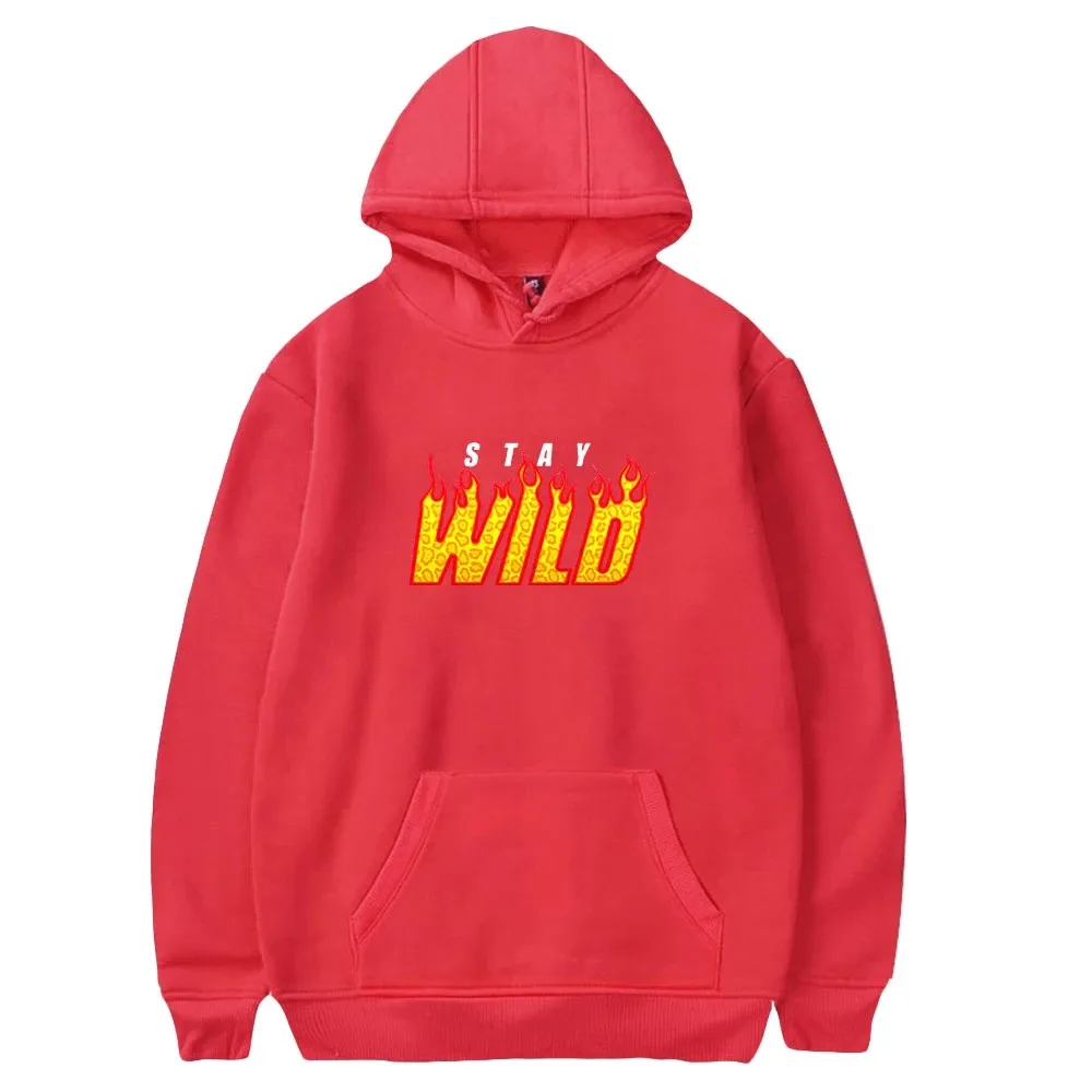 Stay Wild hoodies for men and women, clothes with all matches, casual tops