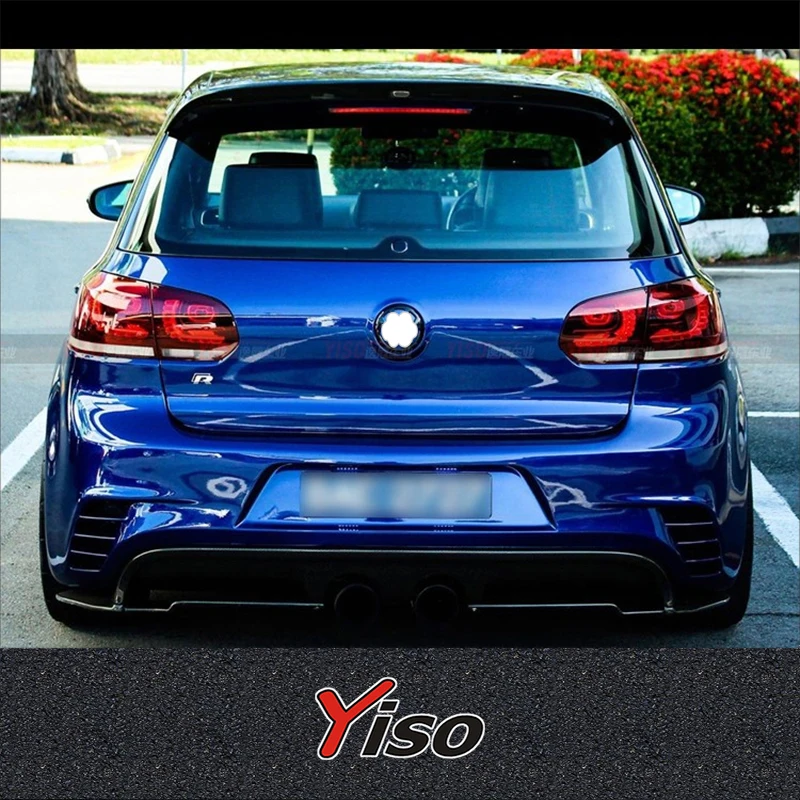 FOR VW GOLF 6 GTI R20 R Volkswagen GOLF 6 GTI R20 R Modified Carbon fiber REVOZPORT Rear Bumper