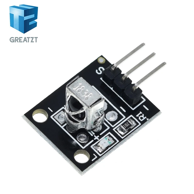 GREATZT 3pin  KY-022 TL1838 VS1838B HX1838 Universal IR Infrared Sensor Receiver Module for Arduino Diy Starter Kit