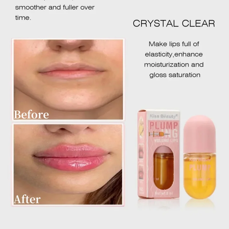 Long Lasting Lip Plumper Oil Instant Lip Sleeping Mask Lip Serum Collagen Lips Volume Increases Lip Oil Gloss Sexy Cosmetic