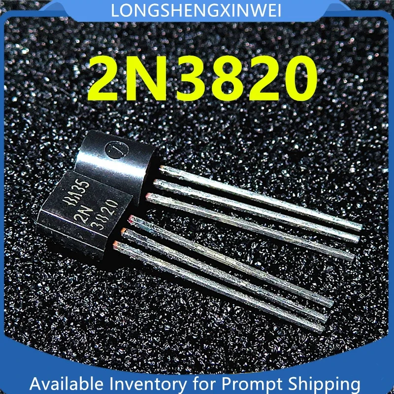 1PCS NEW 2N3820 3820 TO-92 P-channel RF Amplifier Field-effect Transistor