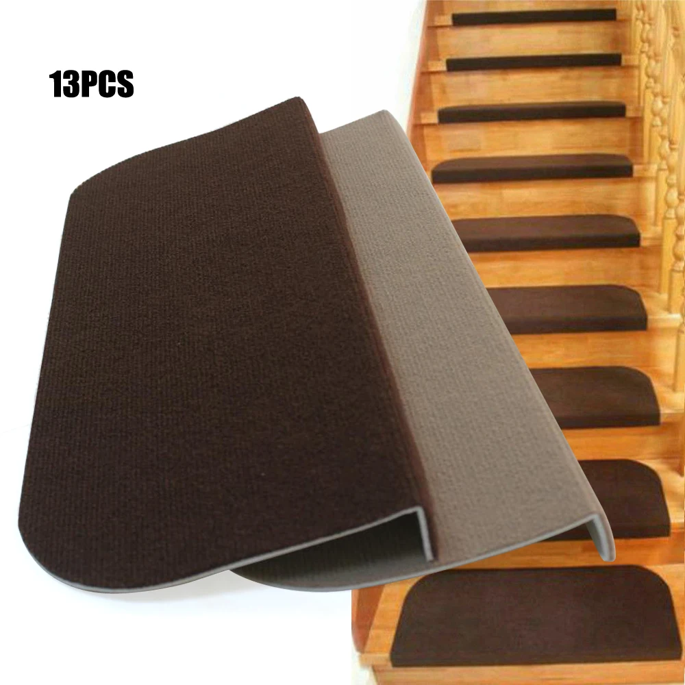 

Stair Treads Set of 13 Indoor Non Slip/Skid Mats Pads Carpet Rugs TOP