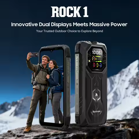 Blackview ROCK 1 Rugged Phone 8GB+256GB 6.56'' And...