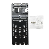 Adaptador T35C M2 SSD M.2 SATA Ngff SSD a SATA + M2 NVME SSD a SFF-8654 convertidor SATA a tarjeta de expansión M2