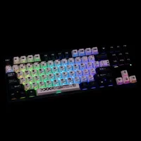 Teclas coreanas ISO Keycap árabe ruso CS GO PBT cereza doble impresión teclas para teclado mecánico Rainy75 Gaming AZERTY