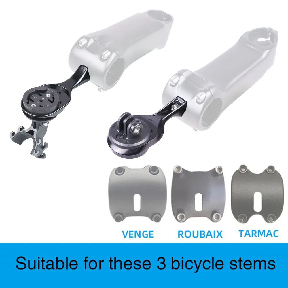 For Venge SL6 SL7 Roubaix stem MTB Road Bicycle Computer Camera Mount Holder Front Bike Stem Extension Support For Garmin Bryton