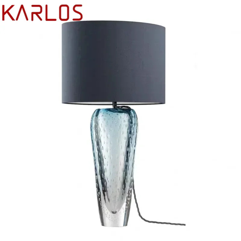 

KARLOS Nordic Glaze Настольная лампа Современное искусство Гостиная Спальня Кабинет Отель Светодиодный индивидуальный оригинальный настольный светильник