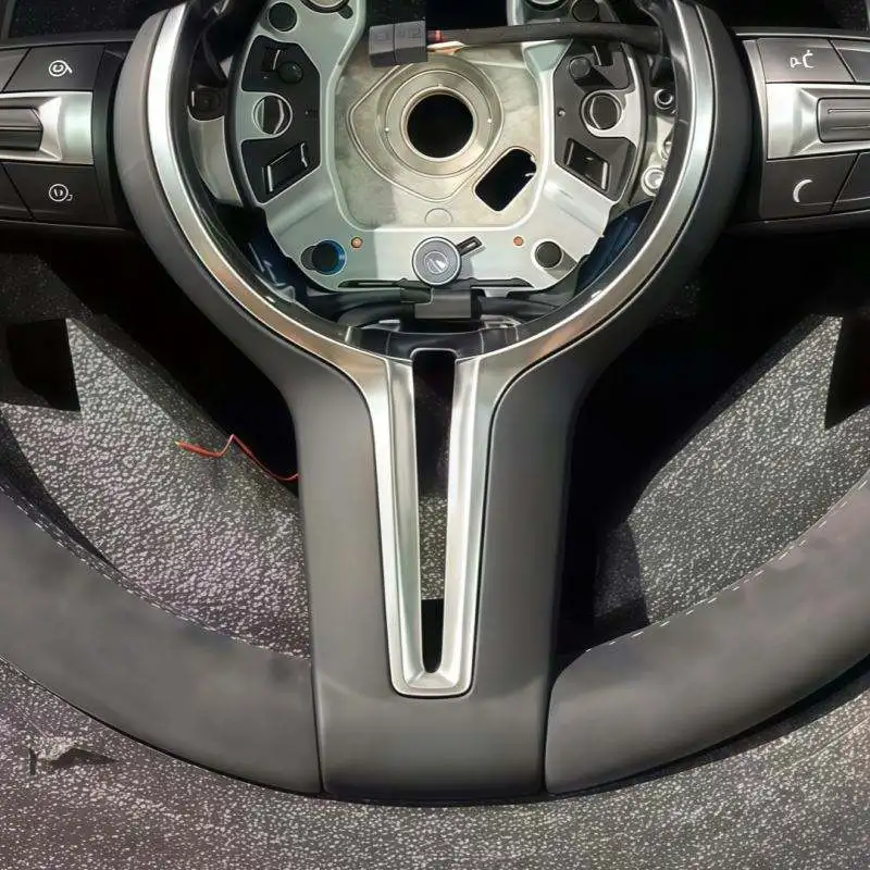 Hot Selling LED Suede Steering Wheel For BMW F30 M2 E90 320d F36 M4 F83 F10 X3 X5 F06 M3 E92 E87 F20 F33 F22 F01 F15 X2 F39 view 6