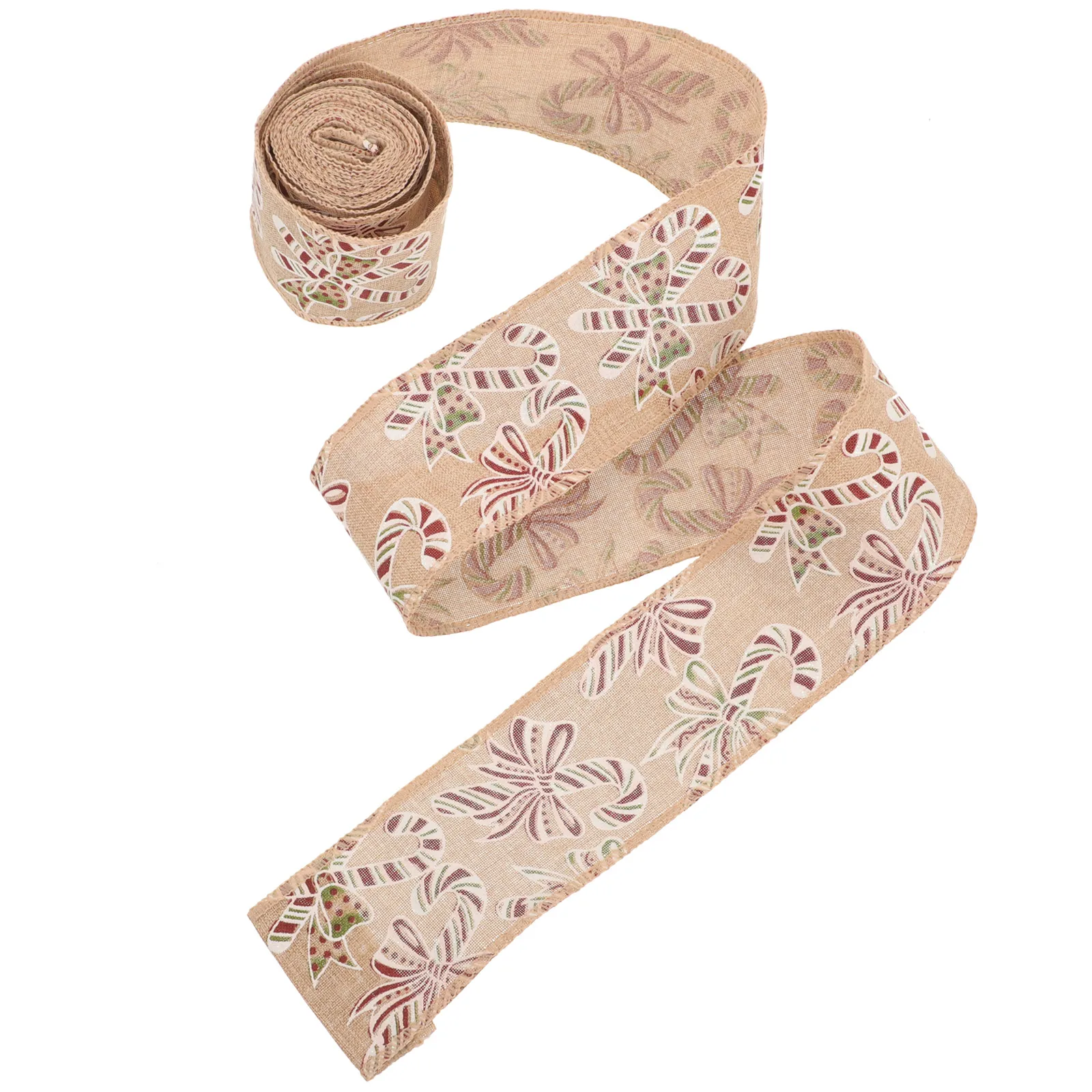 

Рождественская лента из мешковины, 100% имитация конопли, проводная подарочная упаковка, принадлежности для рукоделия, праздничный венок, гирлянда, елочные украшения, праздничные